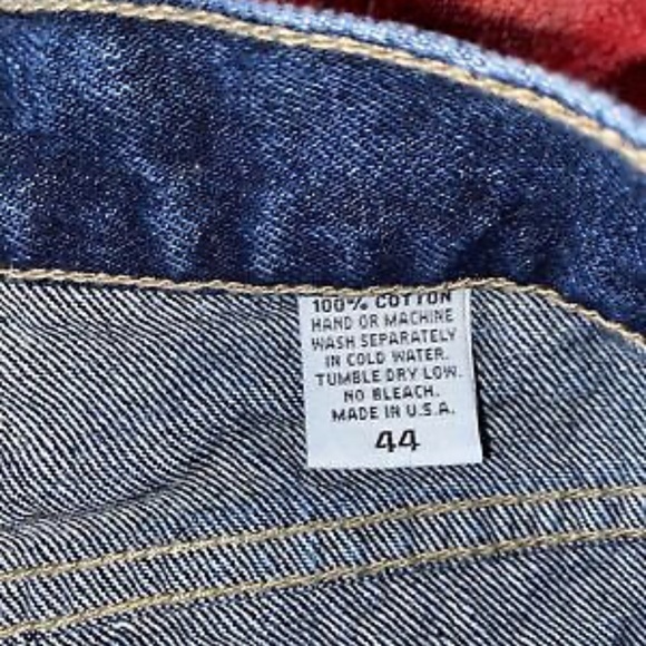 Vintage 90s baggy Jeans 42x32 - Picture 9 of 12